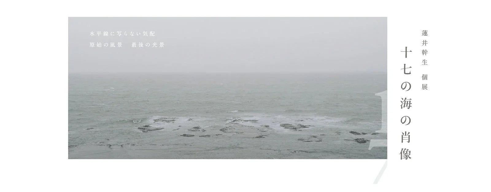 蓮井幹生 個展「十七の海の肖像」【福岡】