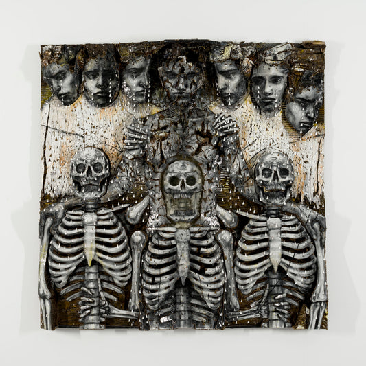 Alone battle -A man grappling with death - (#Demolition#Cry in heart #With death)