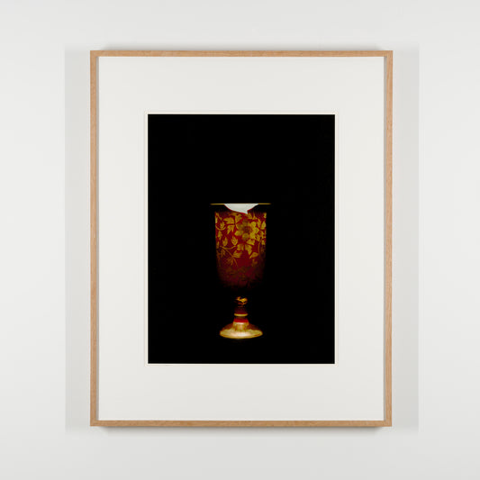 Gold Brocade Arabesque Sake Cup