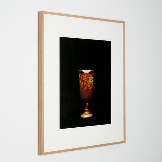 Gold Brocade Arabesque Sake Cup