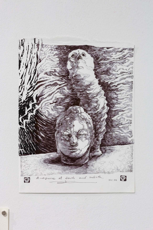 A figurine of drath and rebirth