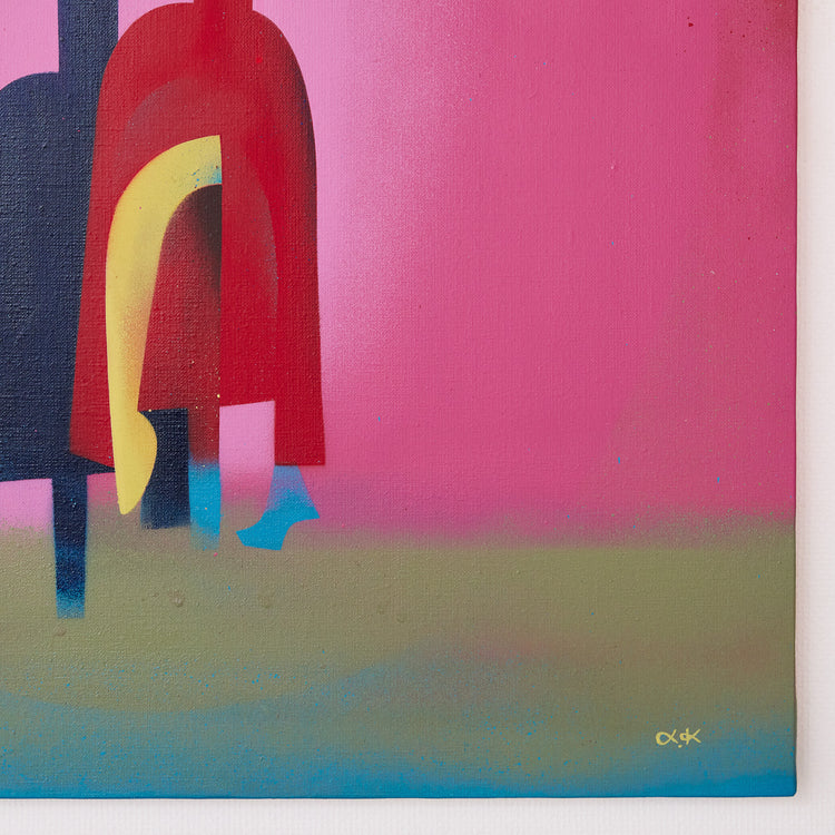 But don't touch my blue shoes ~Portrait of Margaret N Lee~