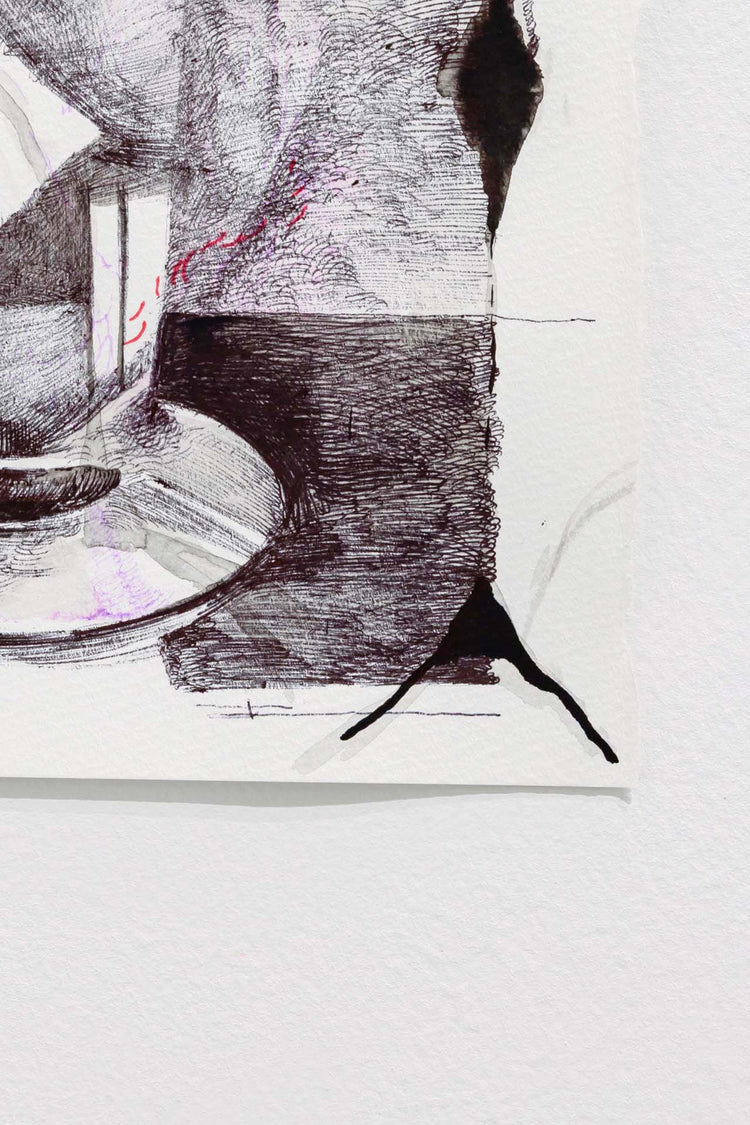 Inverted light reflected on glass and water. time goes backwards