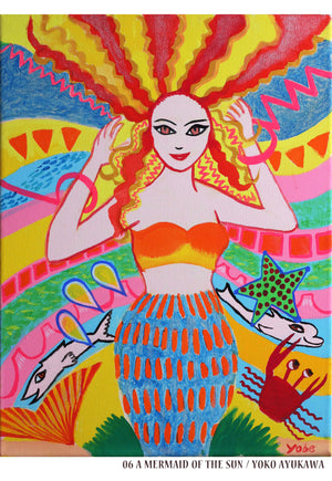 Mermaid of the Sun (canvas print)