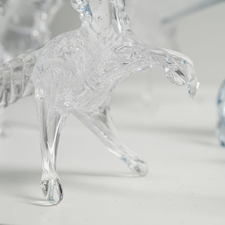 Horse (blue), Horse (clear)