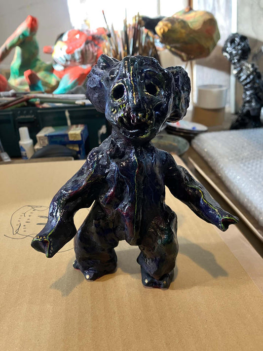 Demon statue to ward off evil spirits ""