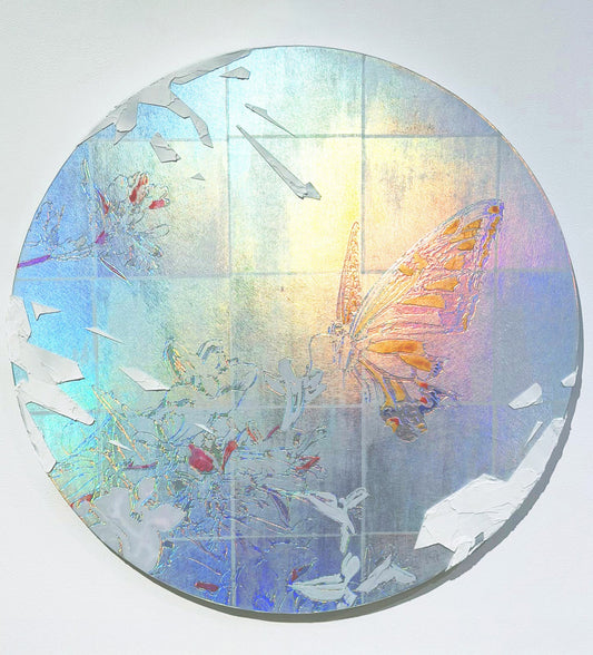 アベリアとアゲハチョウ