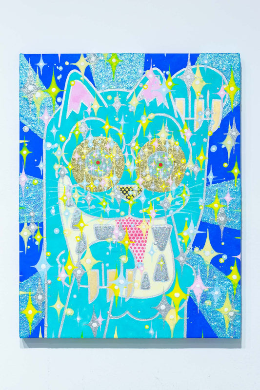 Super Turquoise Lucky Cat