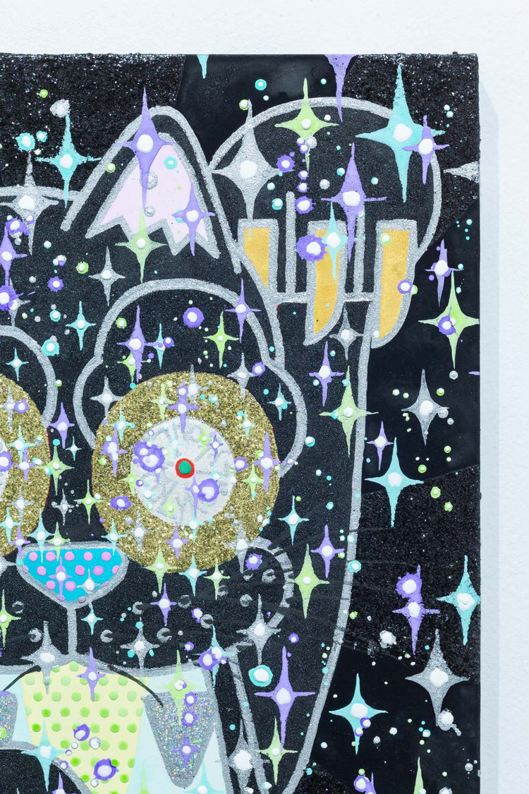 The black cat that is connected to the universe and continues to beckon