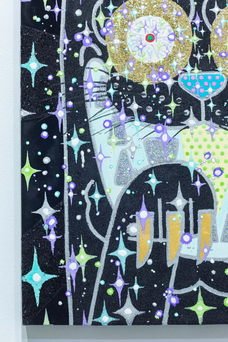 The black cat that is connected to the universe and continues to beckon