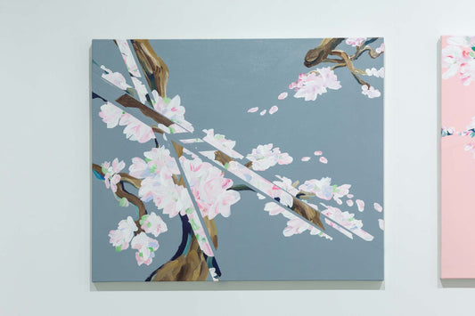 gray back slipped cherry blossom