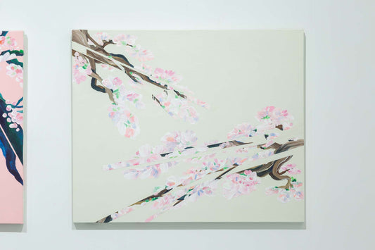 white back slipped cherry blossom