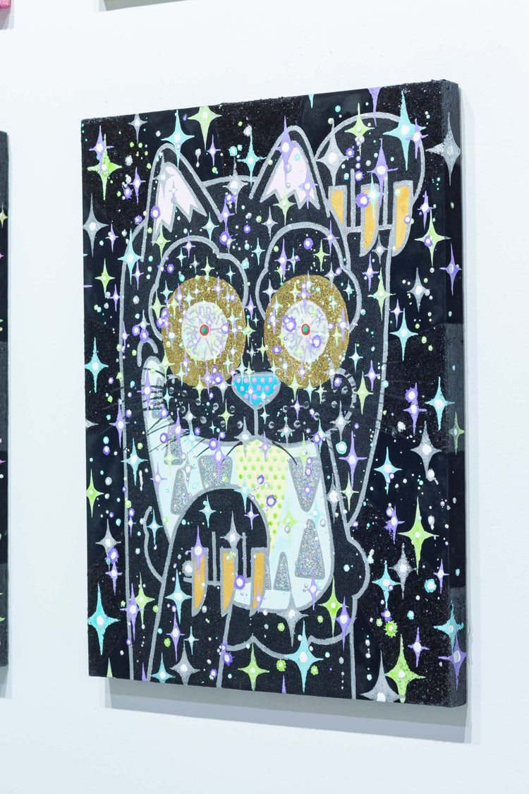 The black cat that is connected to the universe and continues to beckon