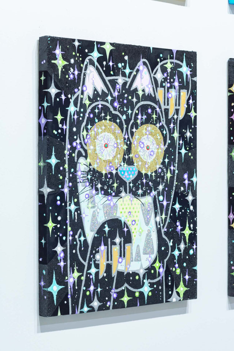 The black cat that is connected to the universe and continues to beckon