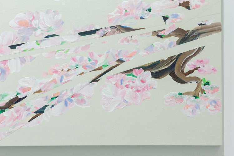 white back slipped cherry blossom
