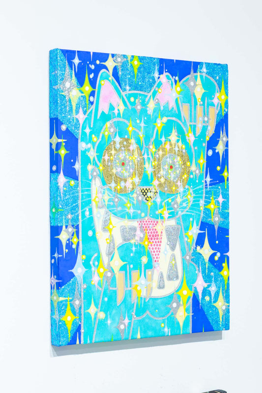 Super Turquoise Lucky Cat