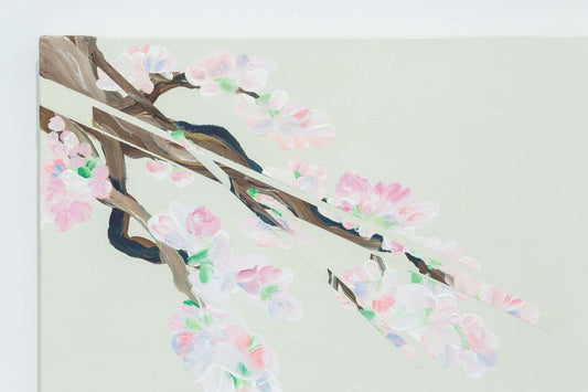 white back slipped cherry blossom