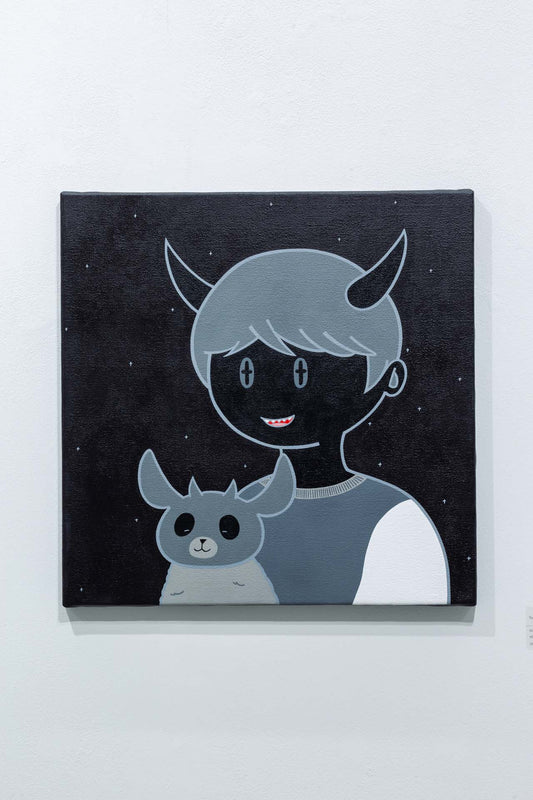 Toon Demon × Masked demon cat(Black)