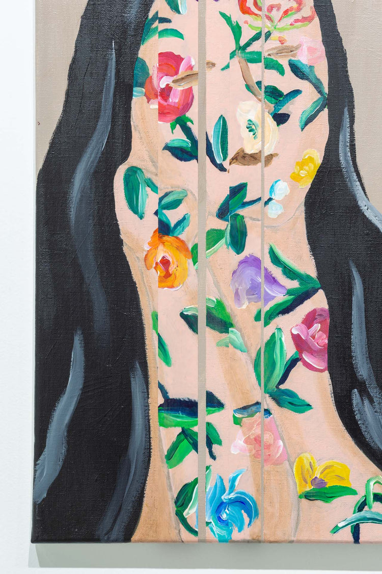 slipped flower skin lady #1