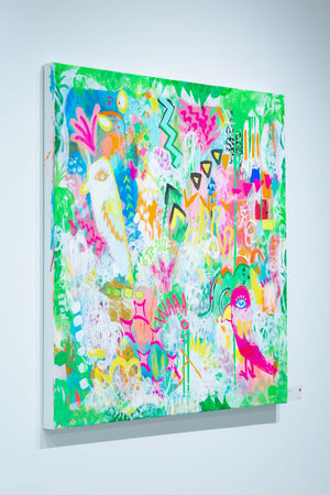 A birds lost in an afterimage