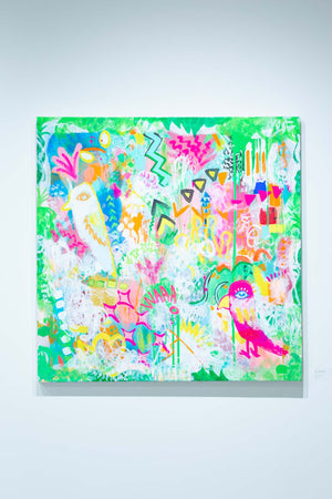 A birds lost in an afterimage