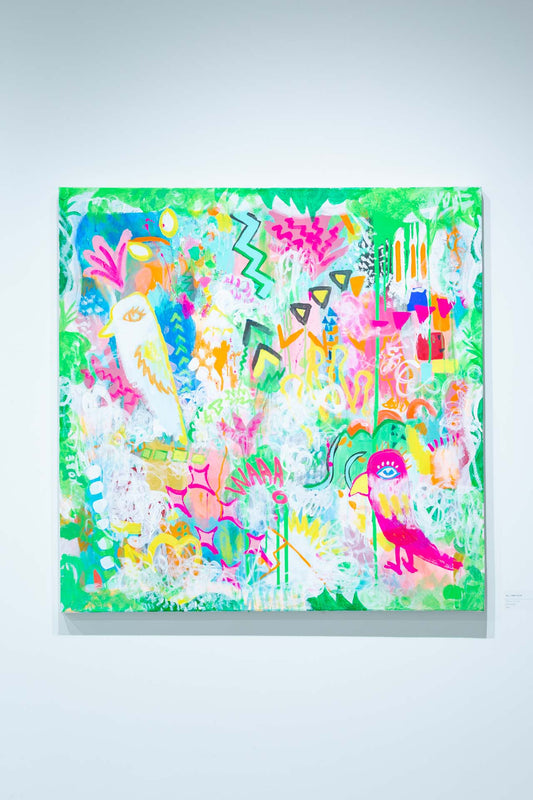 A birds lost in an afterimage