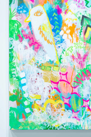 A birds lost in an afterimage