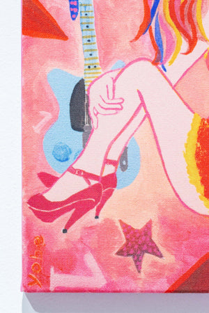 ギターガール(キャンバスプリント)