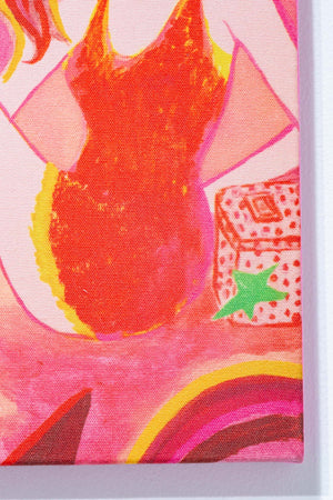 ギターガール(キャンバスプリント)