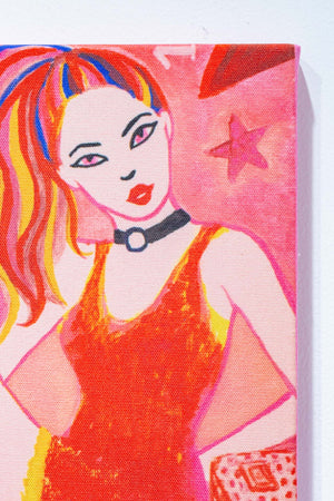 ギターガール(キャンバスプリント)