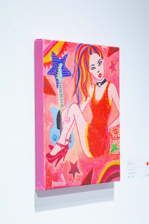 ギターガール(キャンバスプリント)