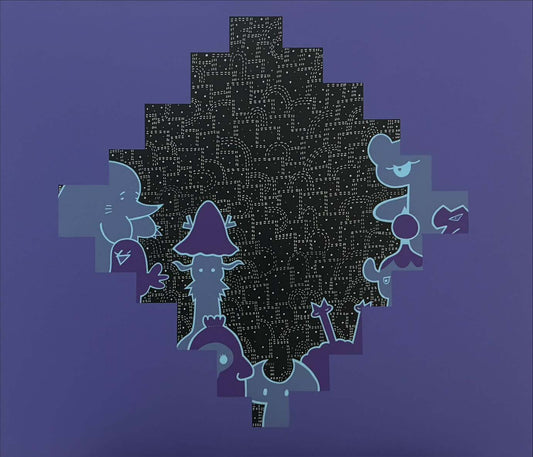 mirror of the soul(Ultramarine violet light)