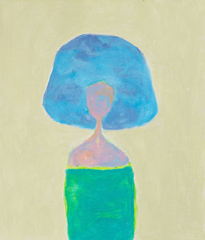 Her blue