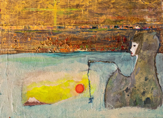 person fishing in the morning