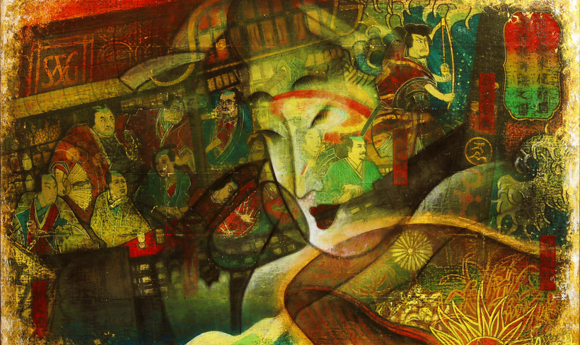 【GEORGE HAYASHI】人気現代アーティストGEORGE HAYASHI（ジョージ・ハヤシ）の作品が、全米で最も注目を集めるカクテル バー「Sip&Guzzle NYC」に常設展示