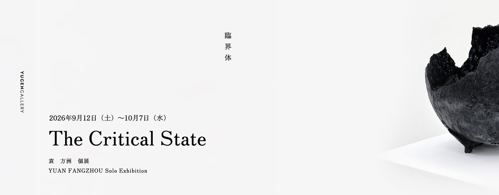 袁方洲 個展「The Critical State ― 臨界体」【東京】