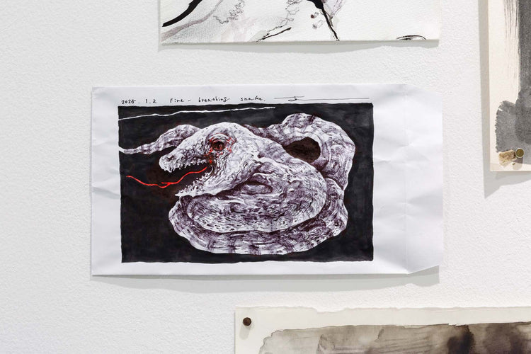 Fire - breathing snake