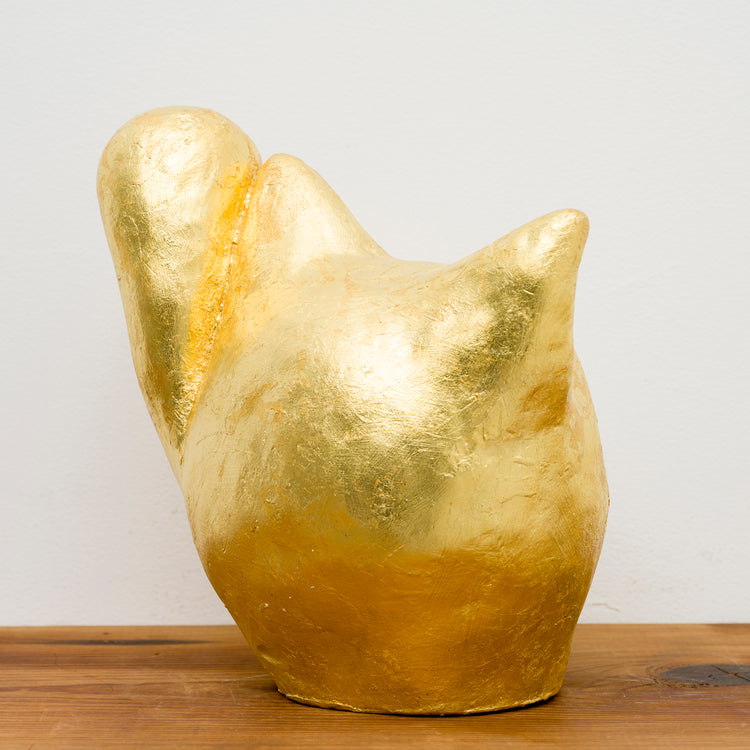 Super Golden Maneki Neko Head Statue