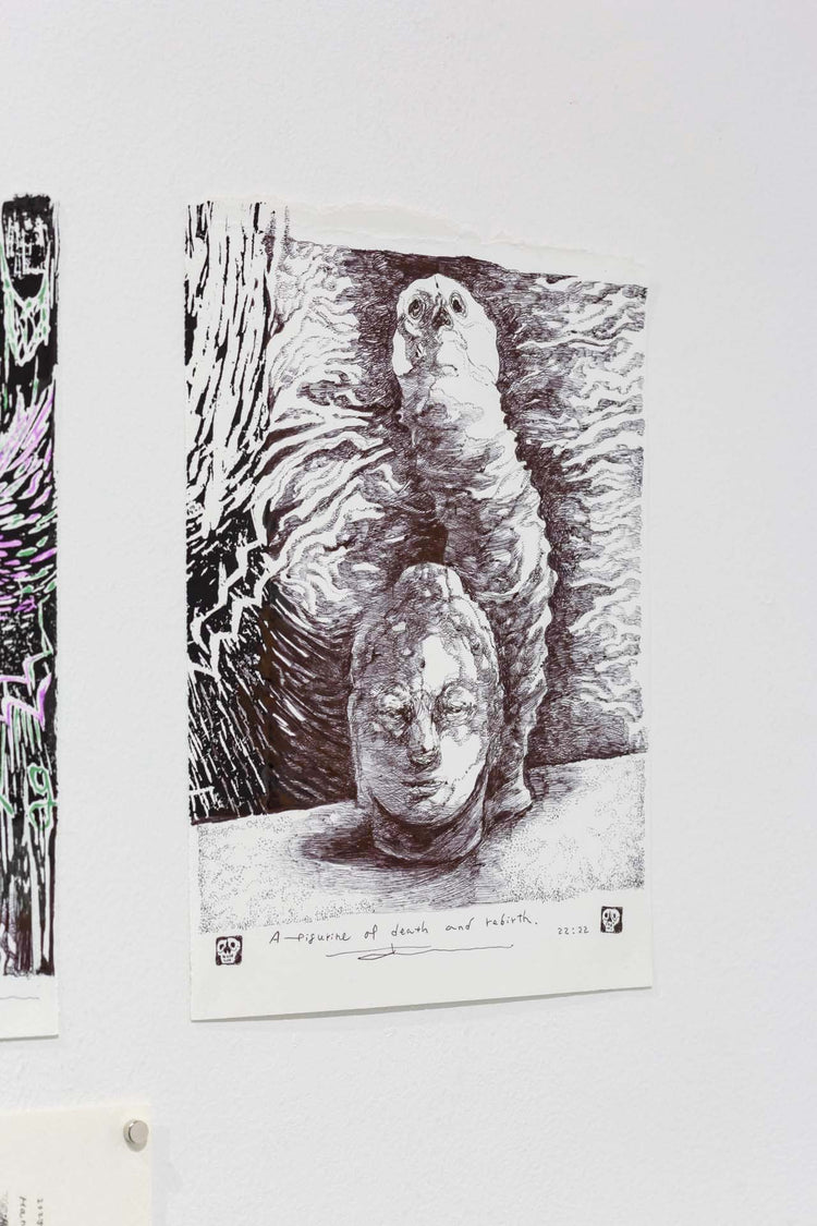 A figurine of drath and rebirth