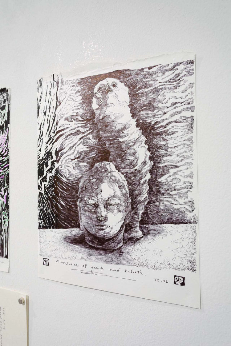 A figurine of drath and rebirth