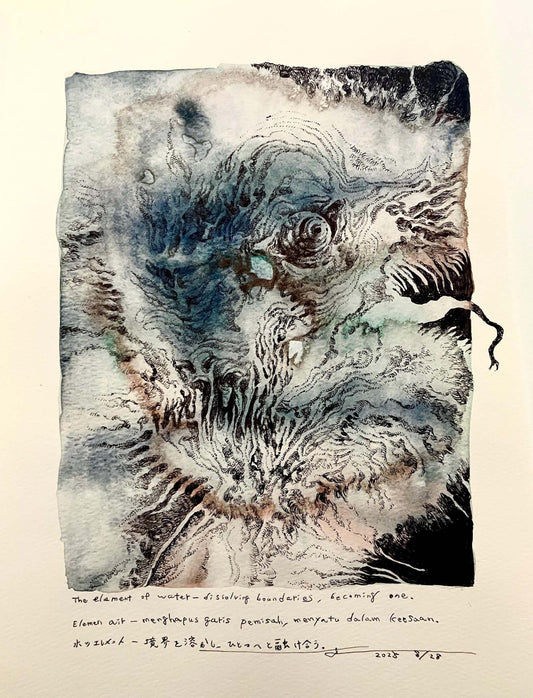 Water Element - Dissolving Boundaries and Merging into One