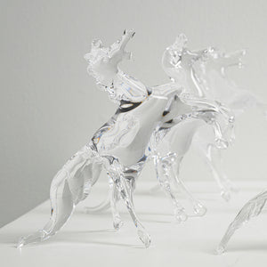 Horse (blue), Horse (clear)