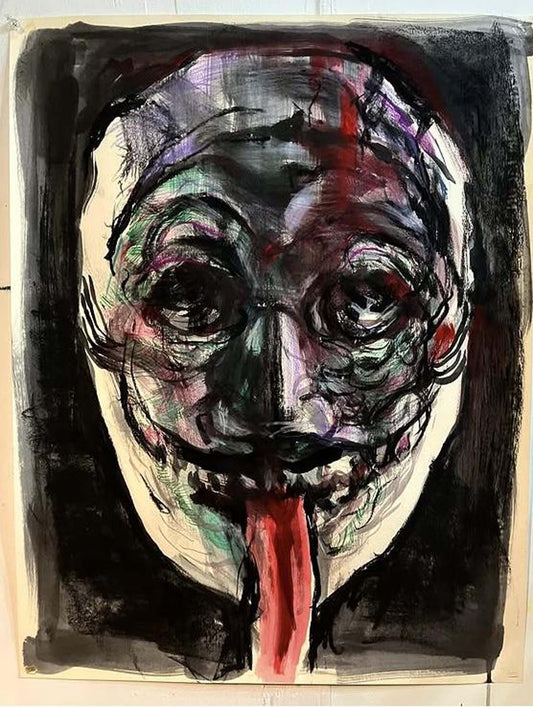 Demon statue to ward off evil spirits ""