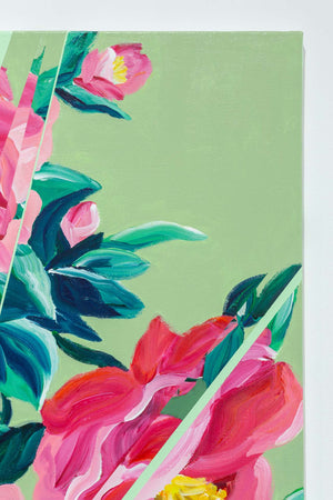 slipped green back camellia
