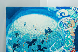 The sketch for blue sanctuary