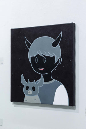 Toon Demon × Masked demon cat(Black)