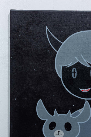 Toon Demon × Masked demon cat(Black)