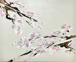 white back slipped cherry blossom