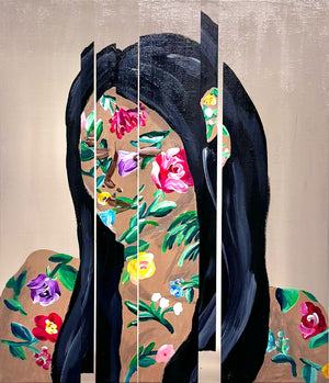 slipped flower skin lady #2
