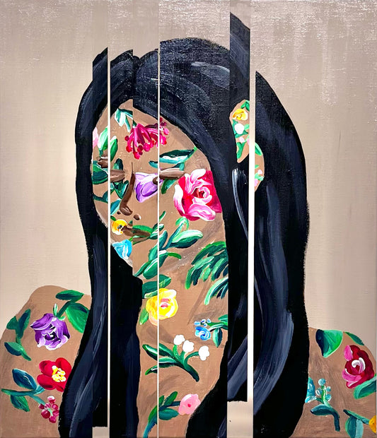 slipped flower skin lady #2